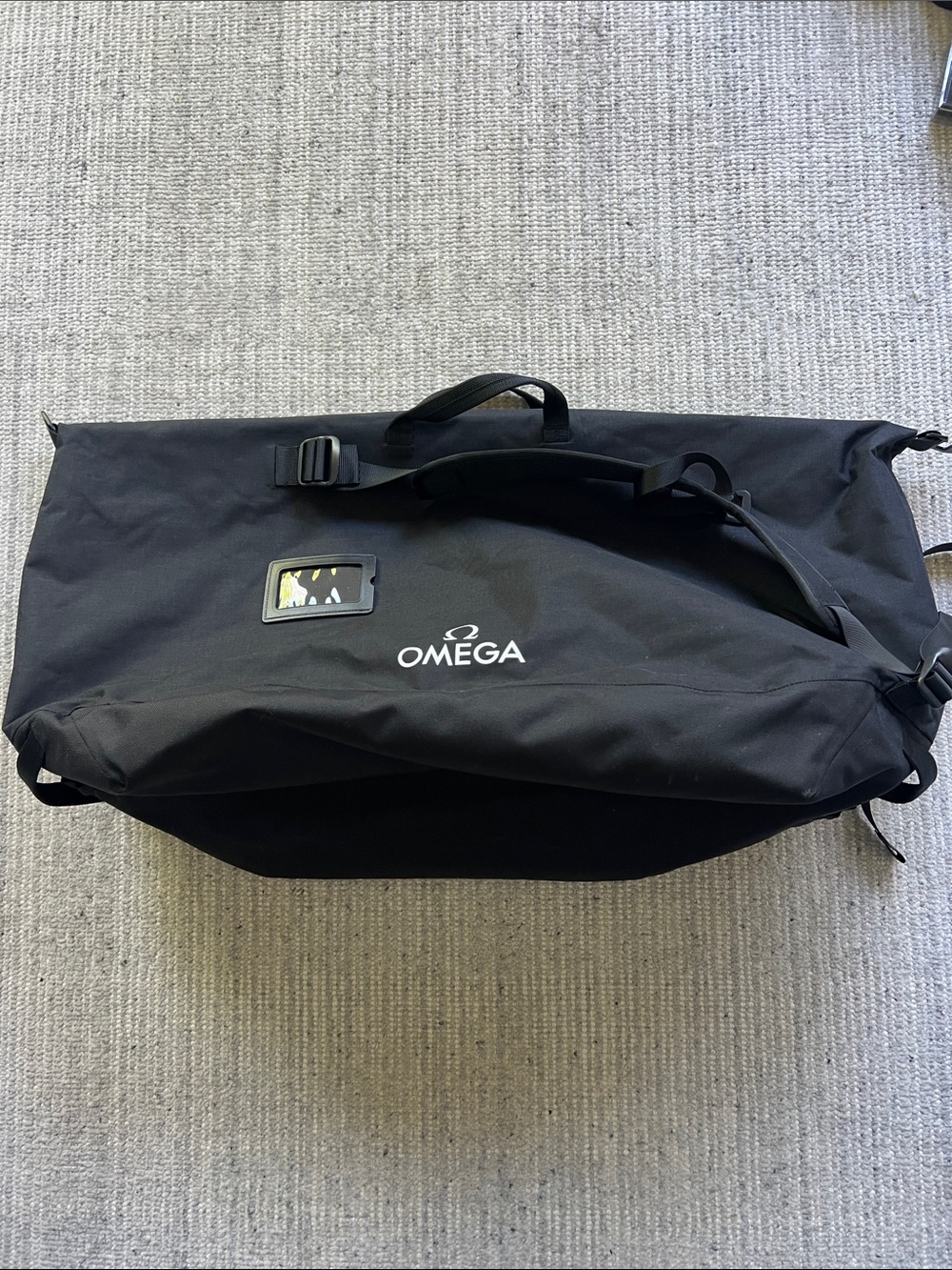 OMEGA branded tote bag